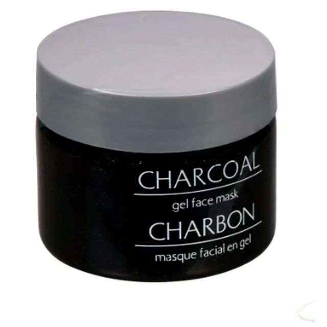 Global Beauty Care Charcoal Gel Face Mask 1.7 Oz With Applicator 2pk