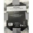 Life Comfort Artisan Mixed Yarn Throw 60in X 70in White