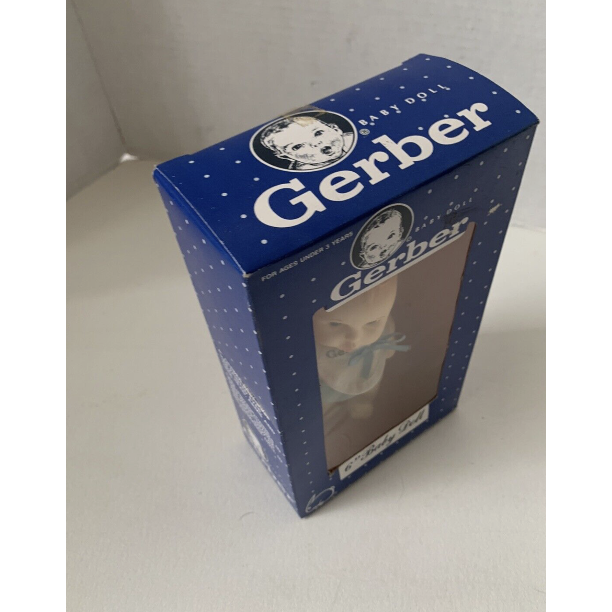 Gerber Products 6" Baby Boy Vinyl Doll #59106 T3686 Vintage 1991