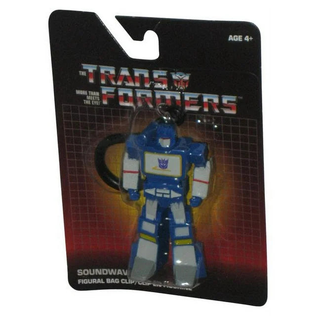 Transformers Soundwave (2021) Monogram Figural Bag Clip 3-Inch Figure Keychain(2pk)