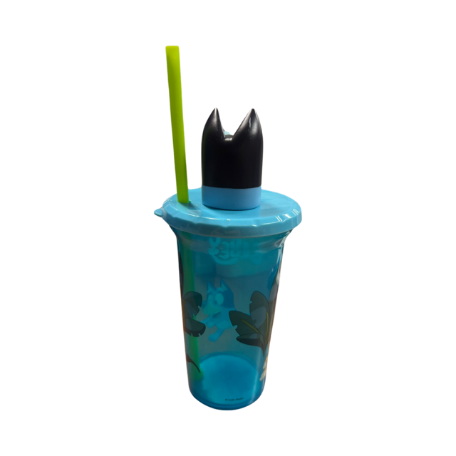 Bluey Sip Cup with Straw and Bluey's Head