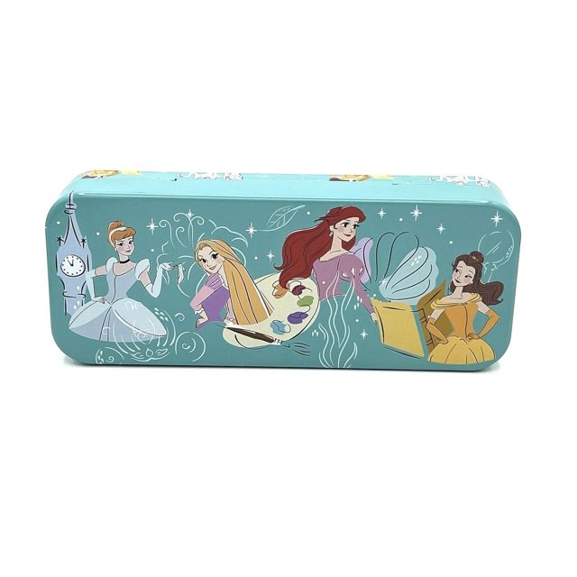 Disney Princess Tin Can Pencil Box Purple Color (2pk)