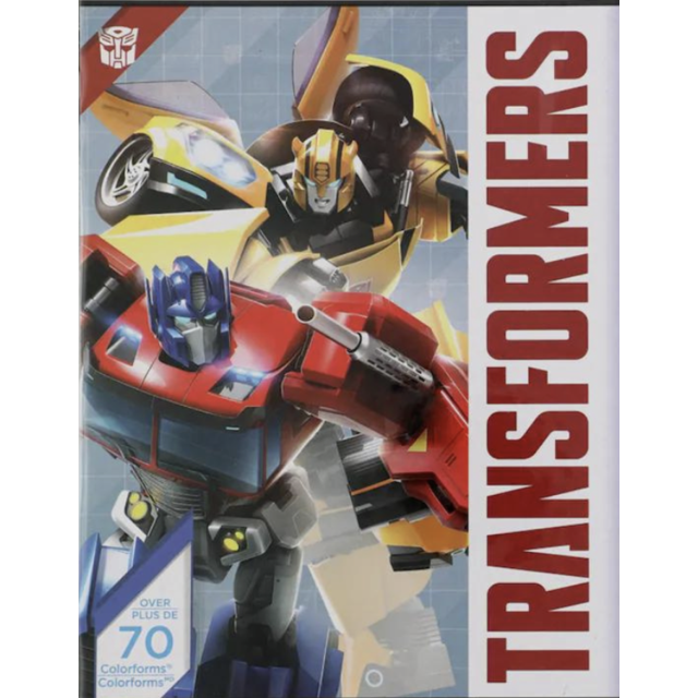 Transformers Colorforms Fold & Go! Jumbo on the go adventures over 75 stickers (2pk)