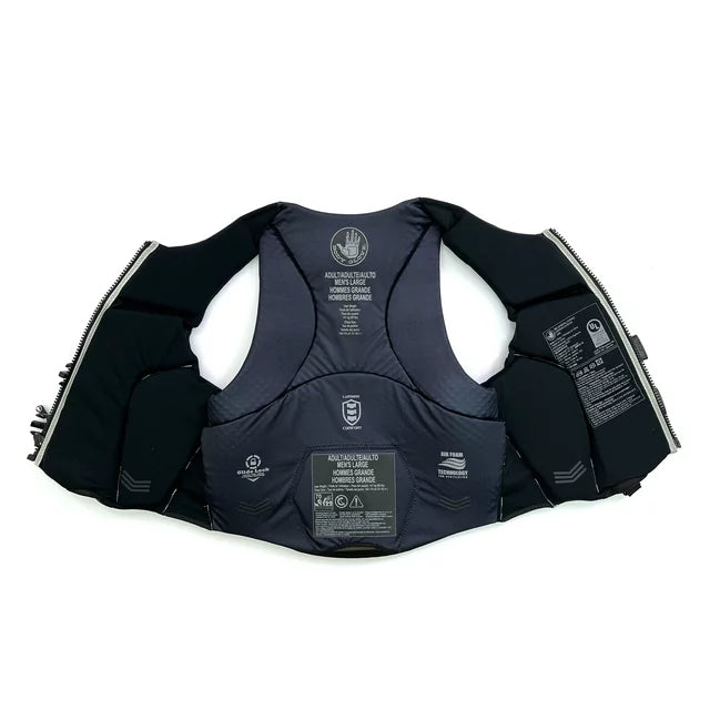 Body Glove Adult Unisex High-End Evoprene PFD, Life Jacket and Vest, Large, Black