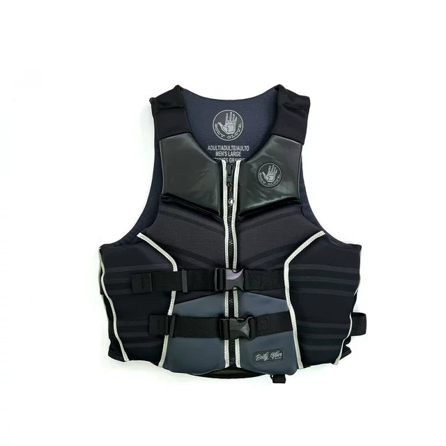 Body Glove Adult Unisex High-End Evoprene PFD, Life Jacket and Vest, Large, Black