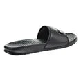 NIKE Men's Benassi Just Do It Slide Sandal, Black, 7 D(M) US