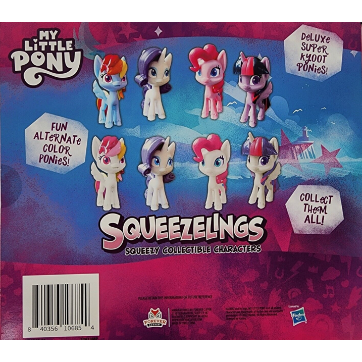 My Little Pony Squeezelings Collectable Characters Deluxe Mega Set 8 Ponies