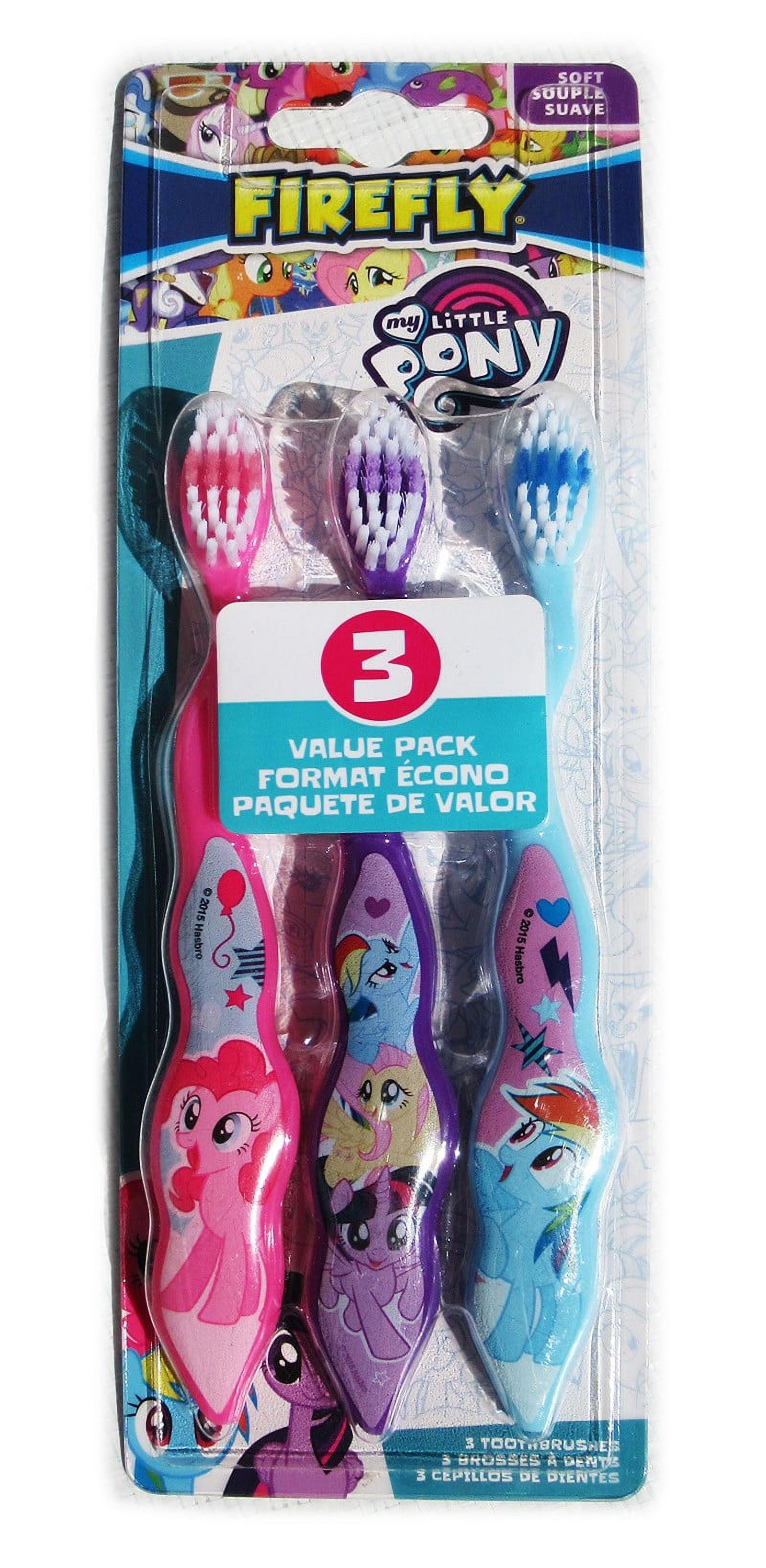 Firefly My Little Pony Toothbrush 3ct/pack For Kids Children (2pk)