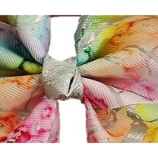 JoJo Siwa Hair Bow, Rainbow Tie Dye (2pk)