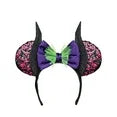 Disney 100 Mouse Ears VILLAINS Headband 5 Pk Ursula Queen Maleficent Cruella