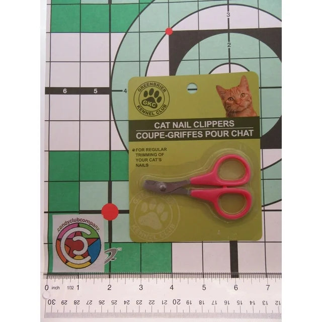 Cat Nail Clippers by Greenbrier Kennel Club ~ Pet Claw Care - Pink(2pk)