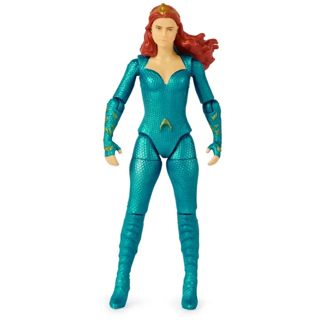Mera 4" Action Figure - Articulated, 2 Accessories & Movie-Inspired (2pk)