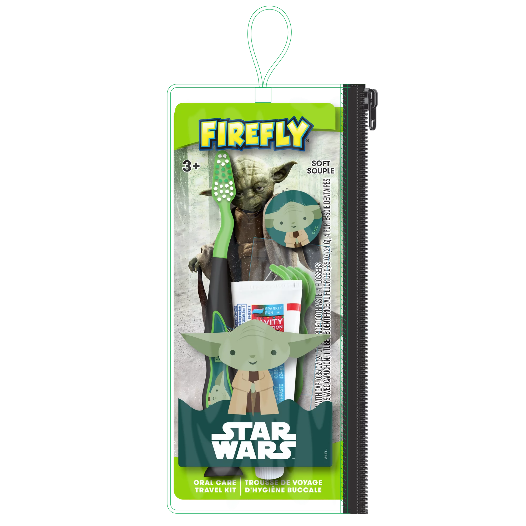 Firefly YODA Oral Care Travel Kit 2pk