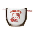 Hello Kitty Sanrio Durable Tableware Bowls with Chopsticks, Ceramic Strawberry, 16 oz