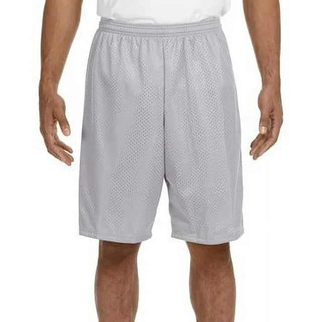 Hill Reversible Mesh Shorts Grey/White Size M (2PK)