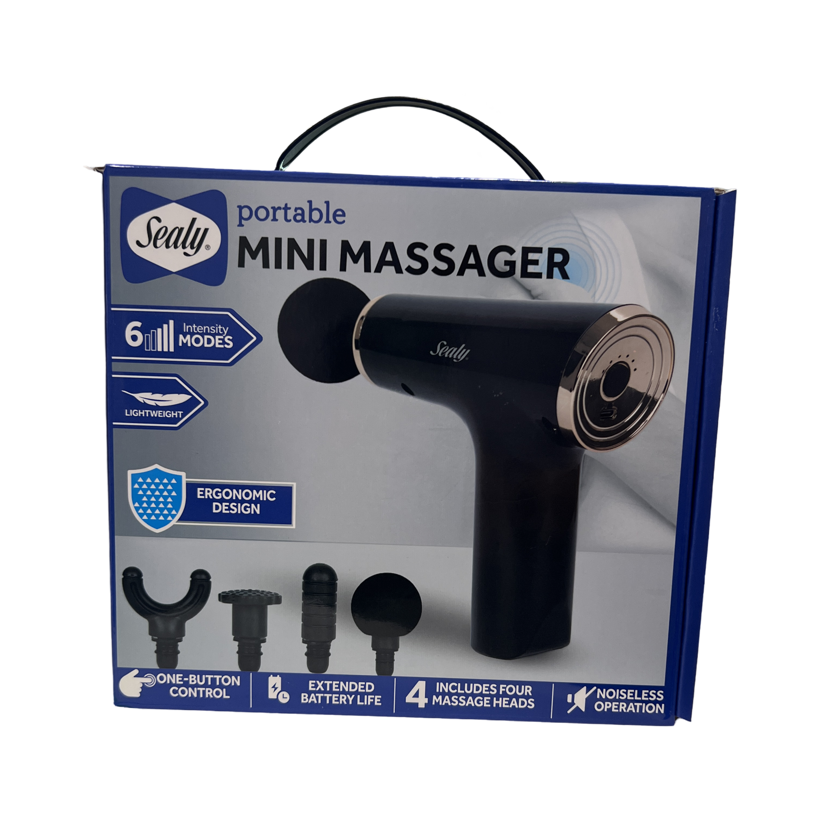 Sealy Portable Mini Massager 6 Modes
