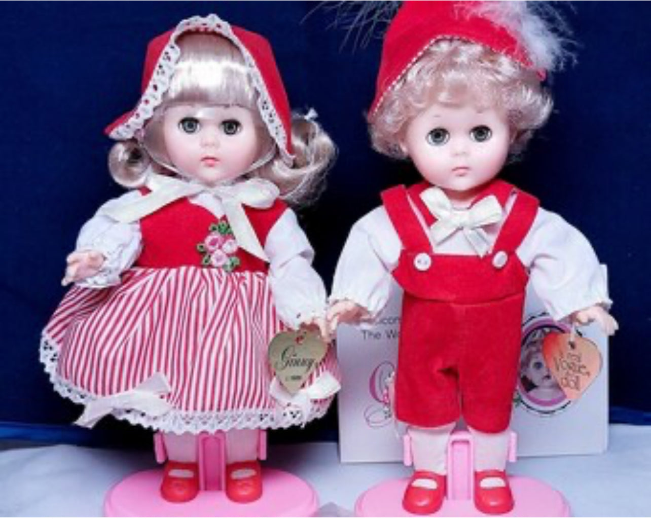 Vogue 1986 Ginny 8'' Possible Vinyl Dolls Hansel and Gretel Eyes Open and Close # 71006