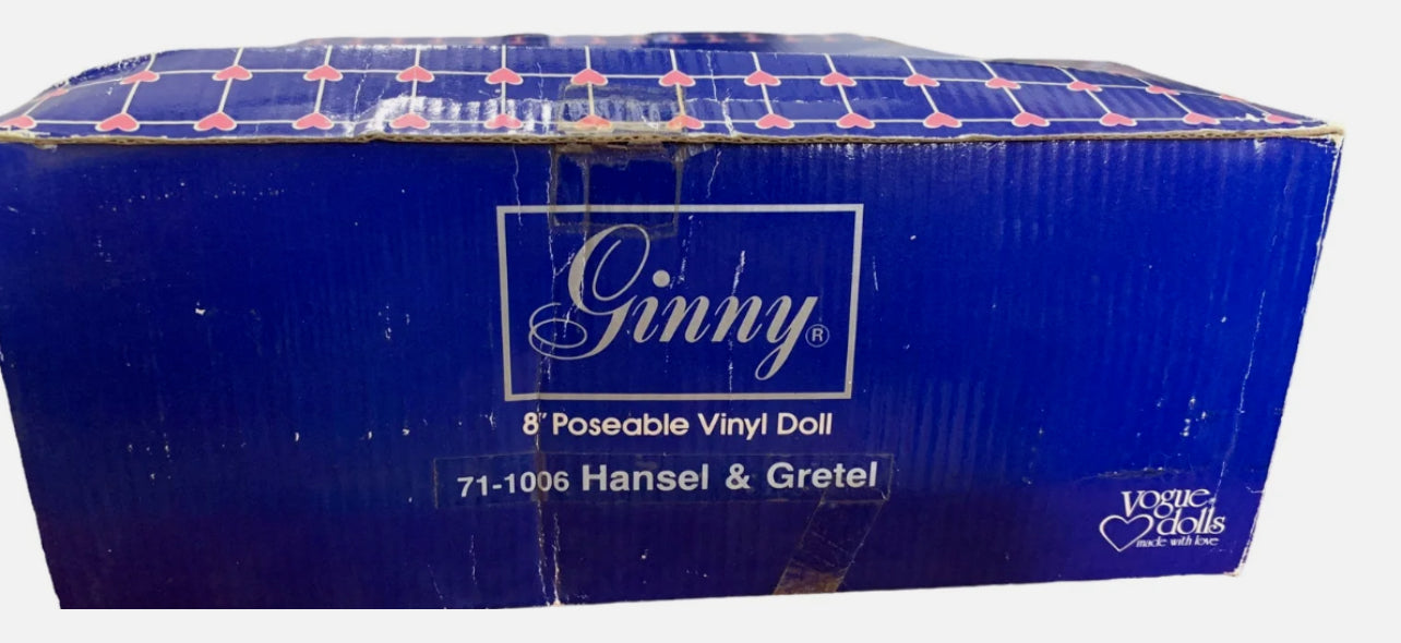 Vogue 1986 Ginny 8'' Possible Vinyl Dolls Hansel and Gretel Eyes Open and Close # 71006