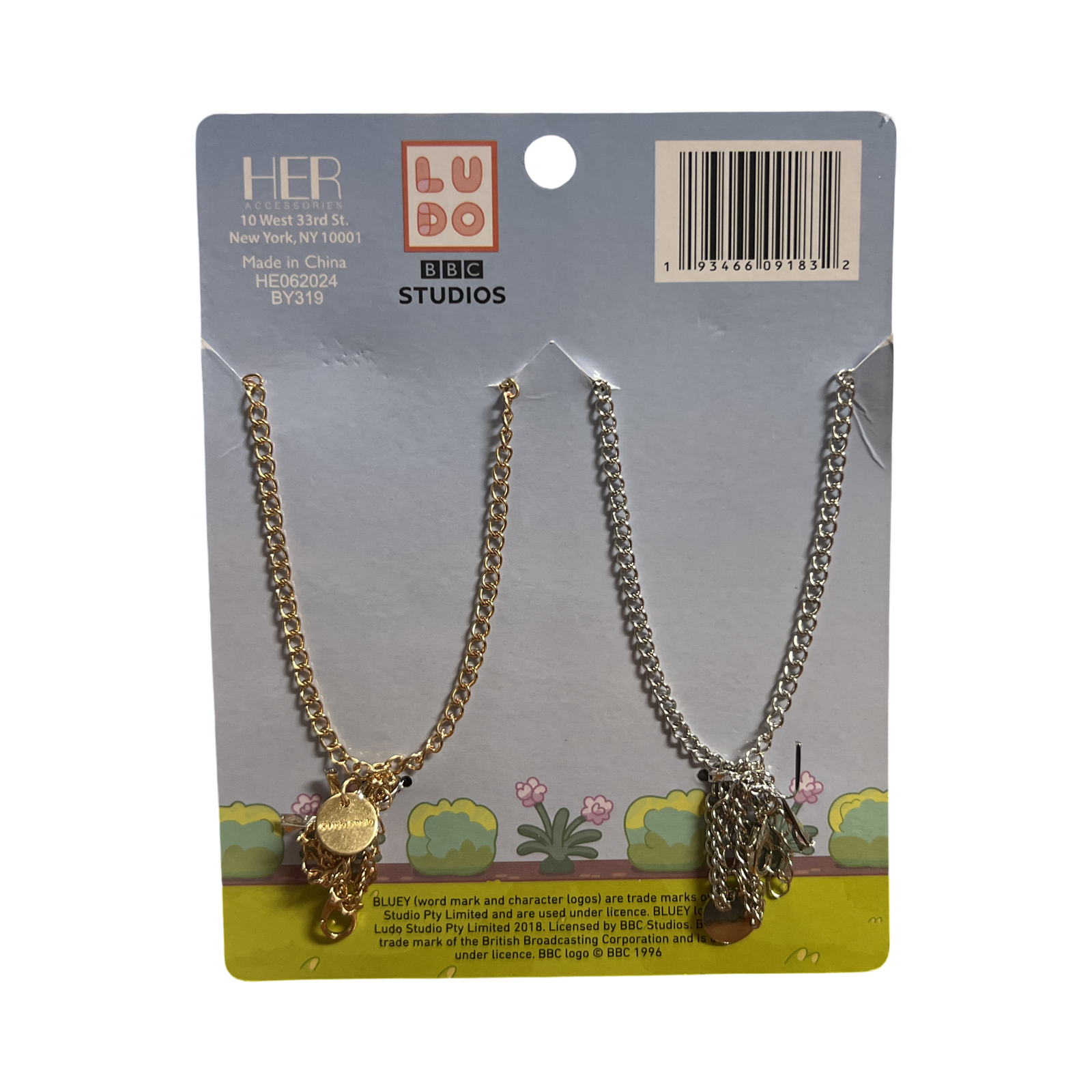 Bluey BFF Necklaces 2 Necklaces