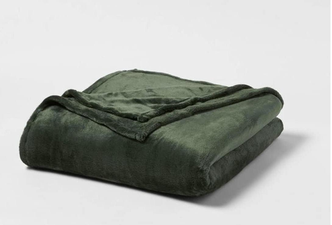 Berkshire Life LuxeLoft Blanket (Forest Green, Twin), Twin (66 in x 92 in)