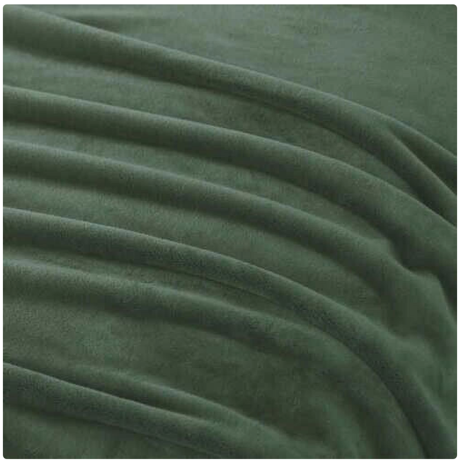 Berkshire Life LuxeLoft Blanket (Forest Green, Twin), Twin (66 in x 92 in)