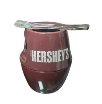 Hershey's Fondue Pot Set with Fondue Pot and 4 Dipping Forks