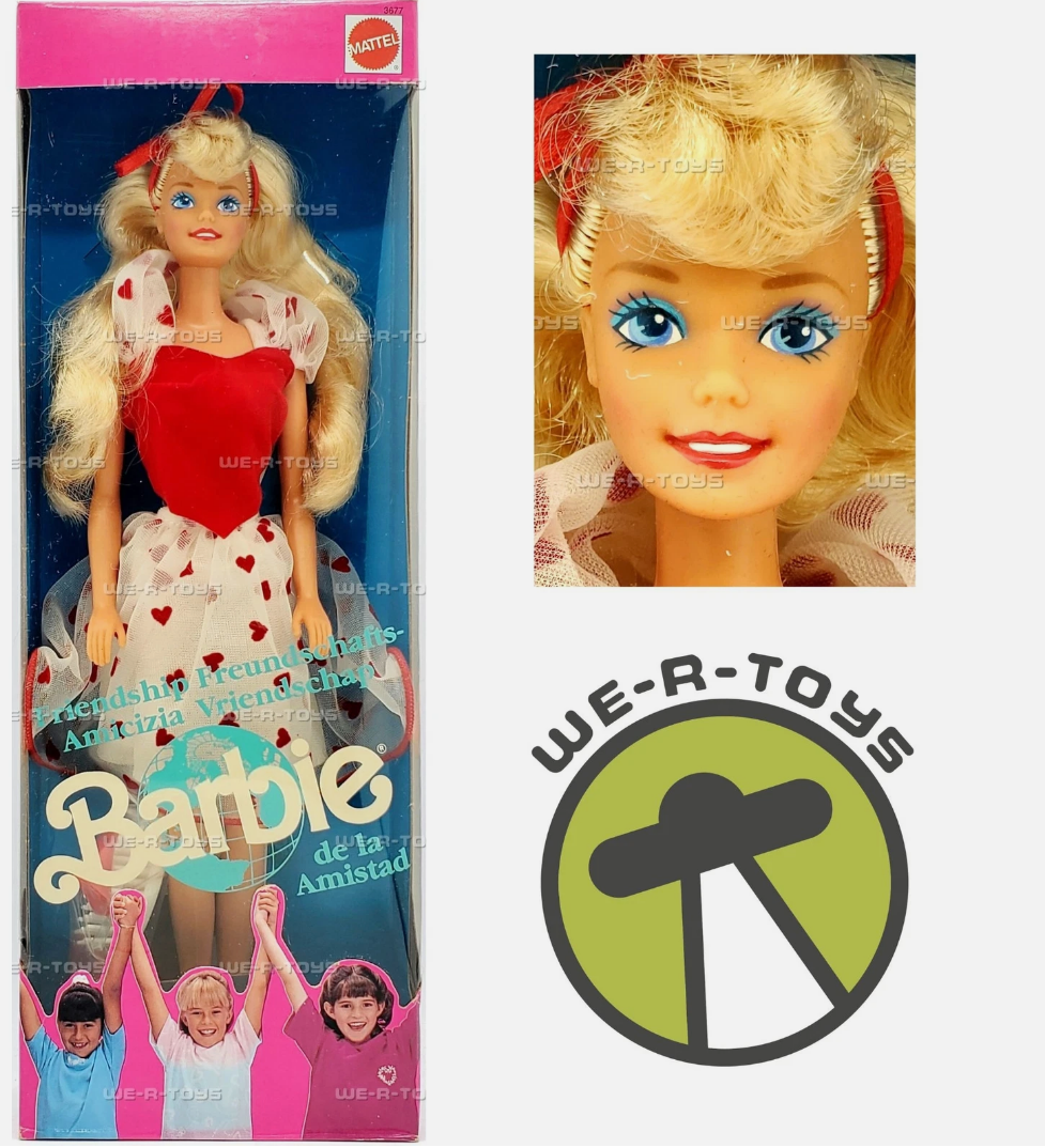Friendship Multi-Lingual Barbie Doll 1991 Mattel 3677