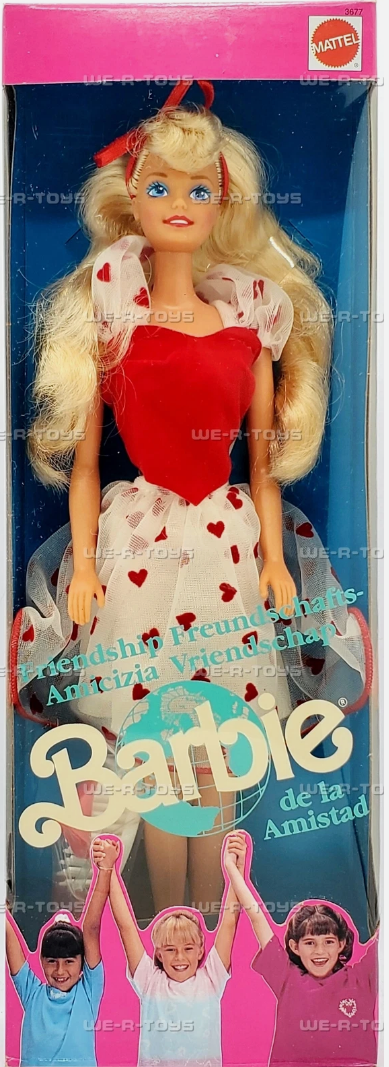 Friendship Multi-Lingual Barbie Doll 1991 Mattel 3677