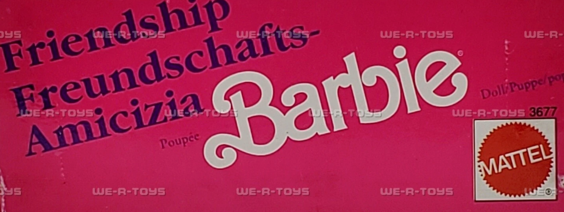 Friendship Multi-Lingual Barbie Doll 1991 Mattel 3677