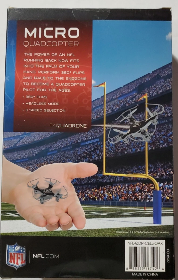 Micro Quadcopter Oakdale Raiders By Quadrone