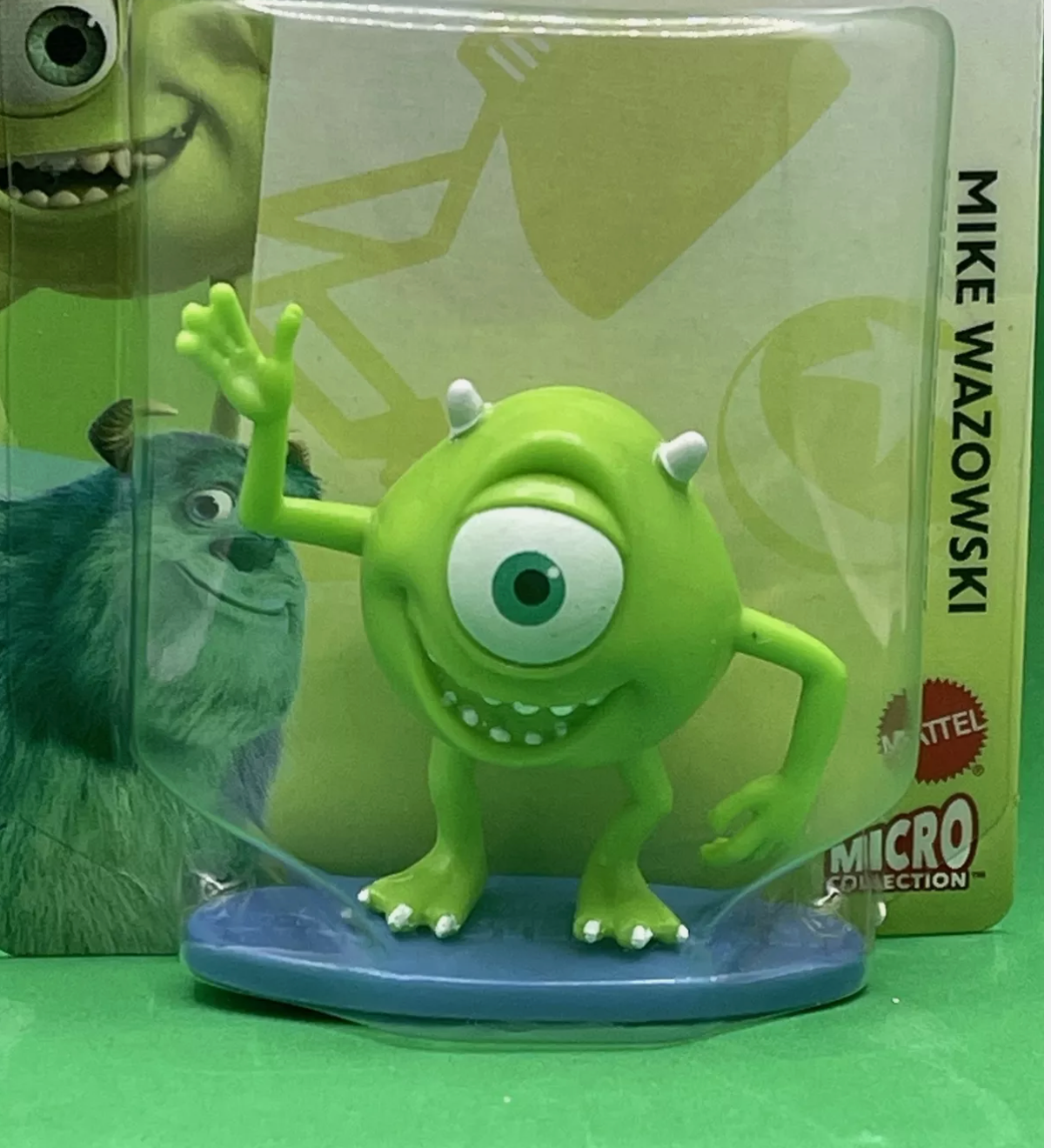 Disney Pixar Monsters "Mike Wazowski" Mini Figure (New) 2pk
