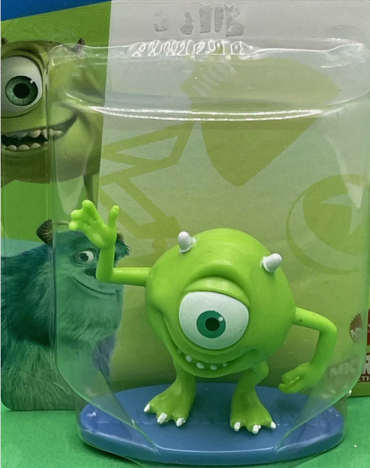 Disney Pixar Monsters "Mike Wazowski" Mini Figure (New) 2pk