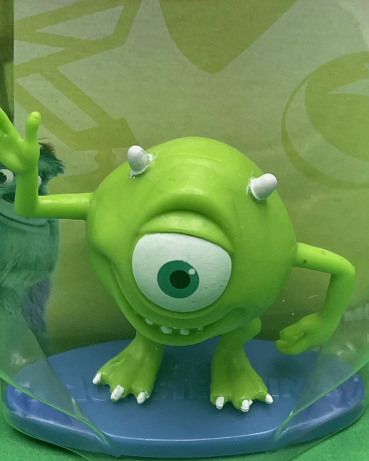 Disney Pixar Monsters "Mike Wazowski" Mini Figure (New) 2pk