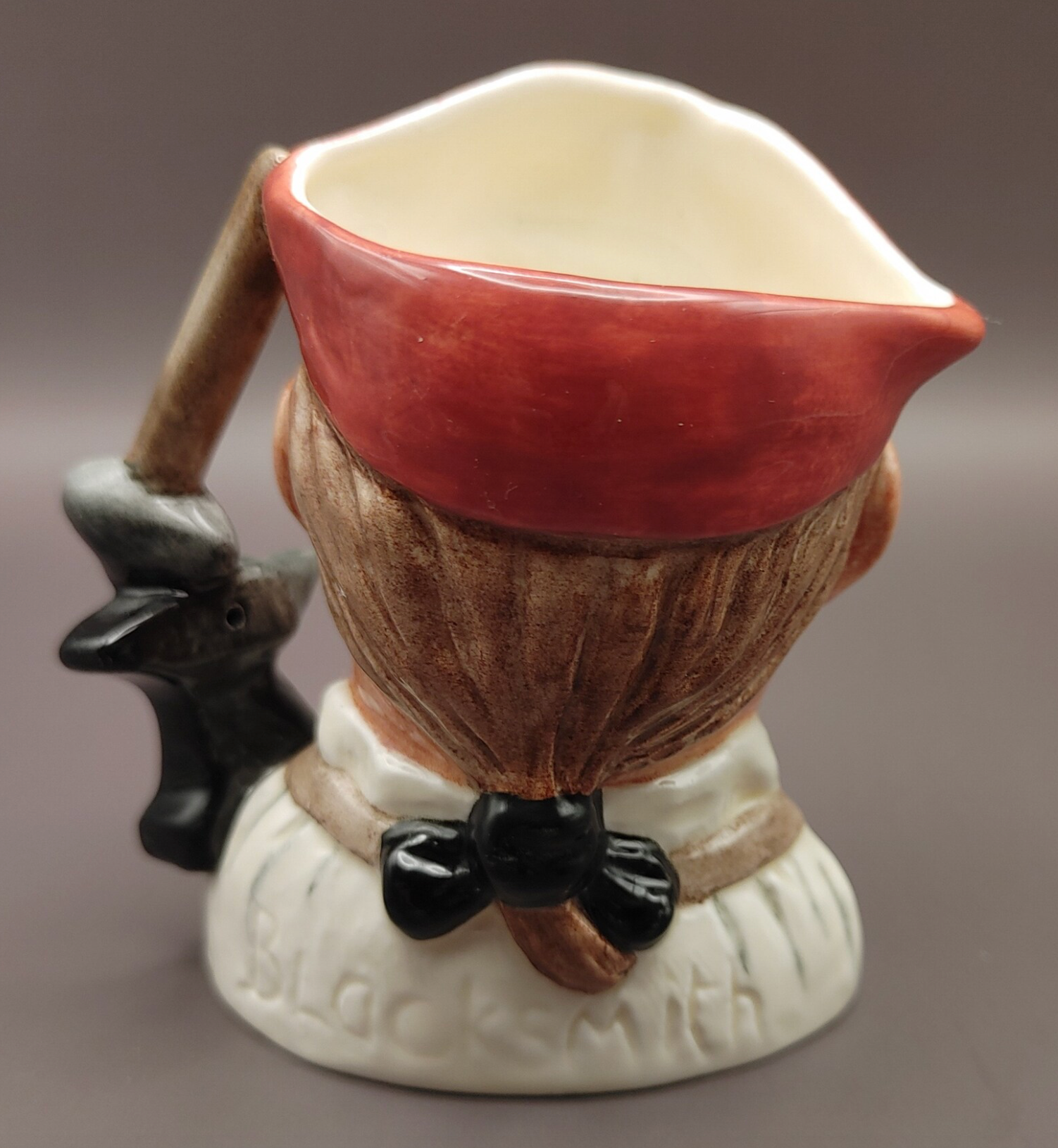 Vintage royal doulton Toby Character Jug from Williamsburg Blacksmith Small D6578, 1962