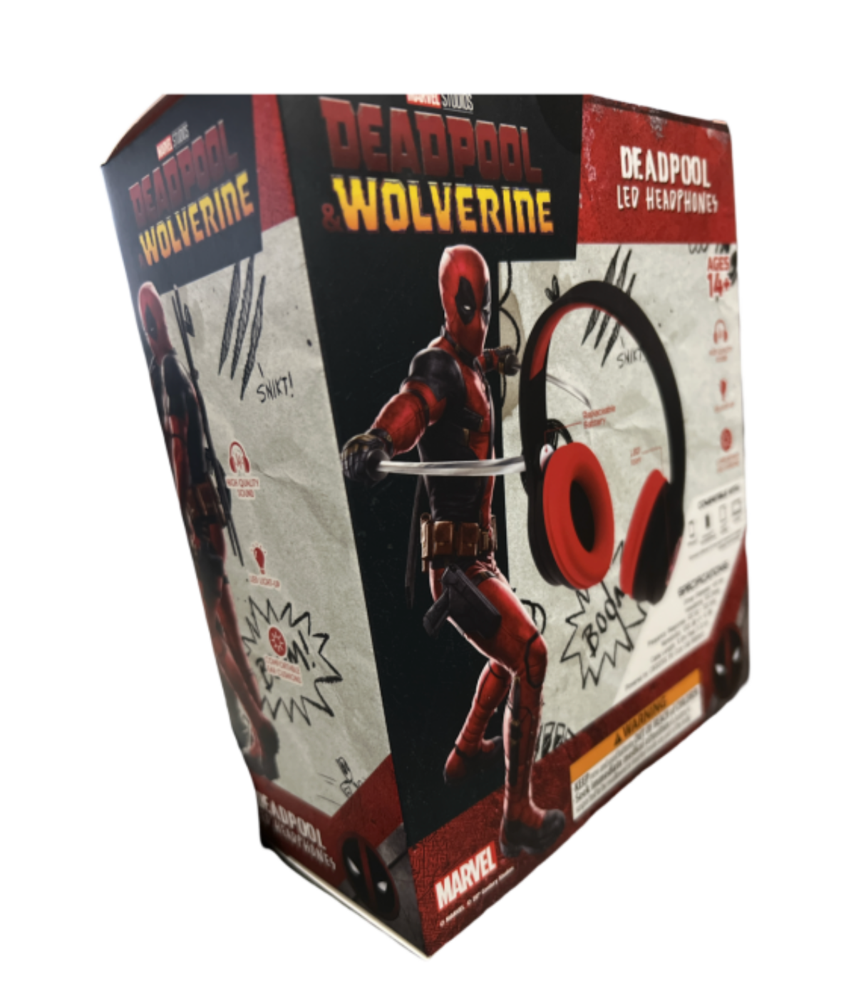 Marvel Deadpool & Wolverine LED Headphones