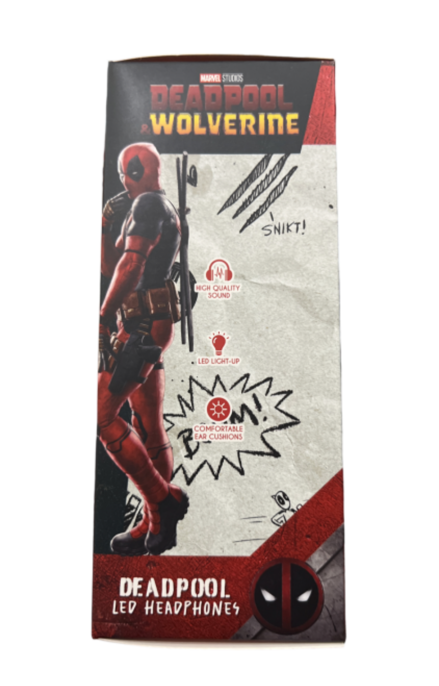 Marvel Deadpool & Wolverine LED Headphones