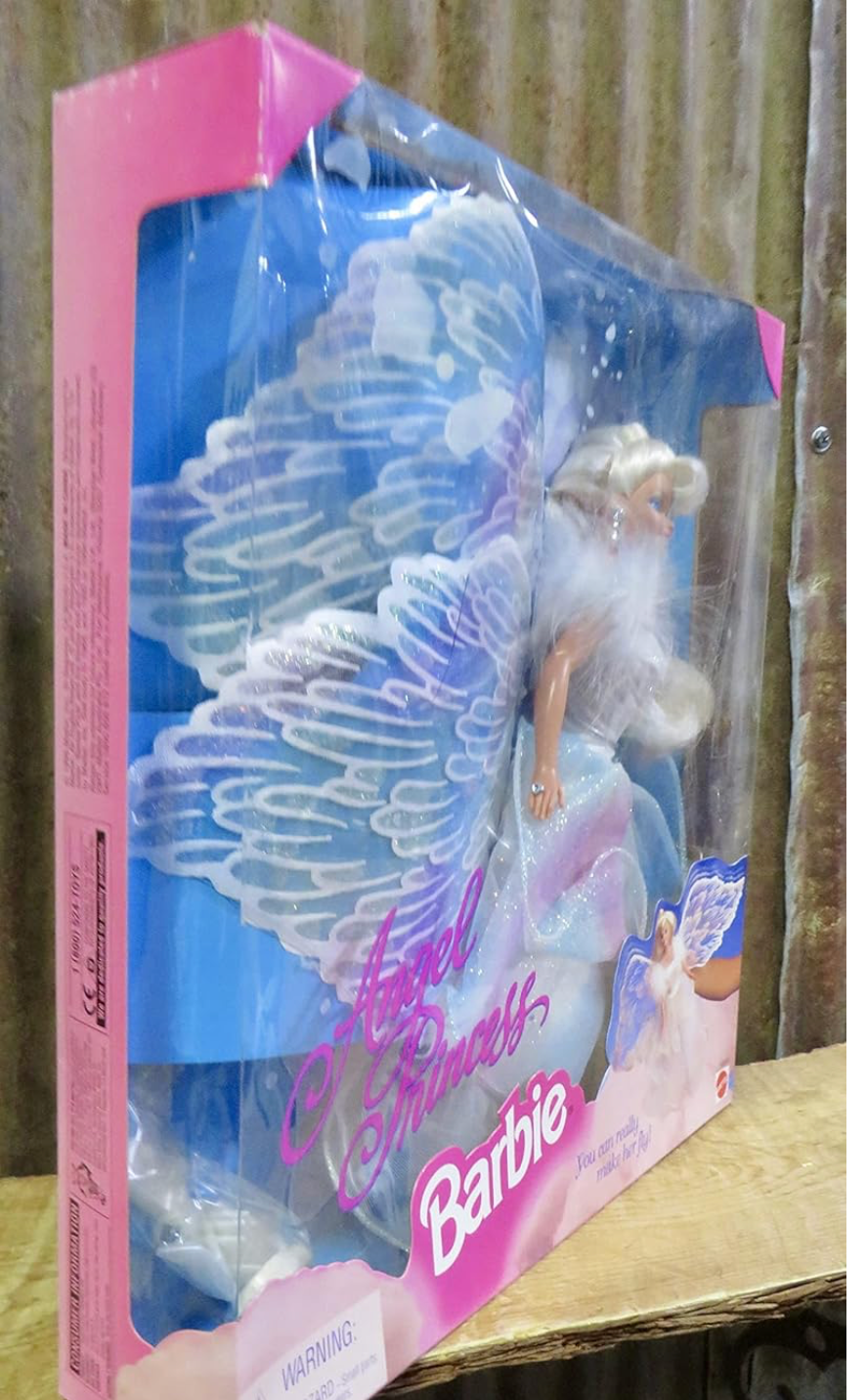 Angel Princess Flying Barbie Doll 1996 Mattel 15911 NRFB