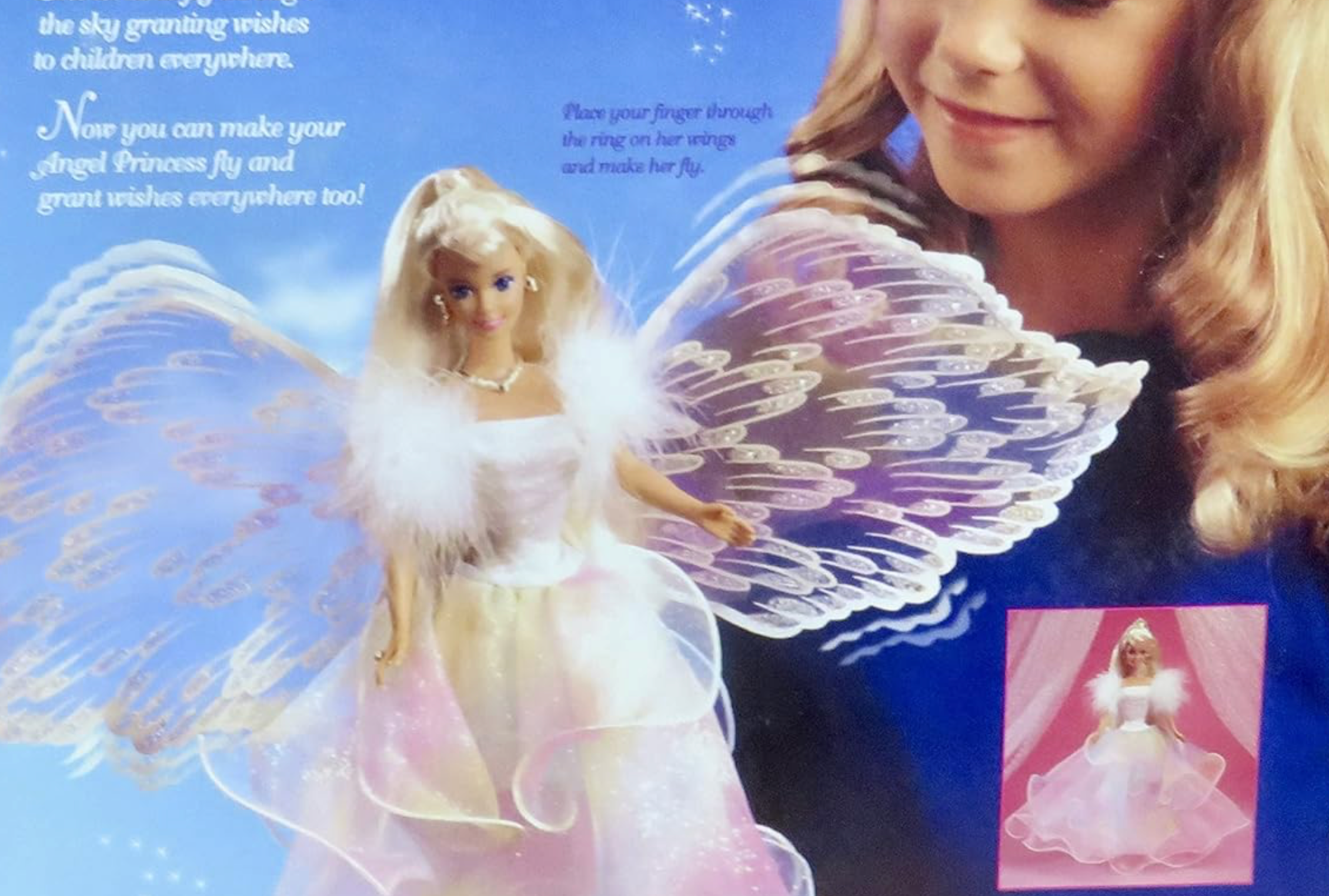 Angel Princess Flying Barbie Doll 1996 Mattel 15911 NRFB