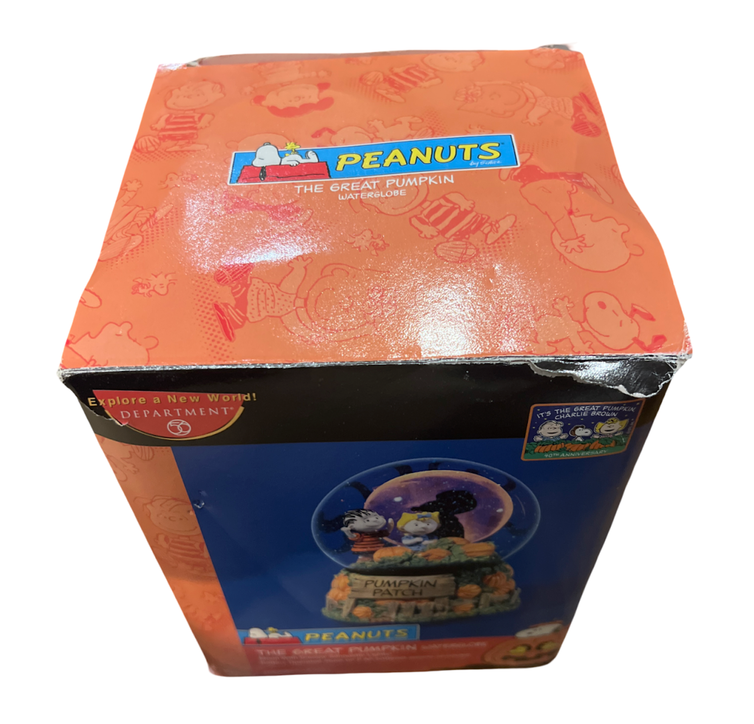 Peanuts The Great Pumpkin Water Globe Decorative