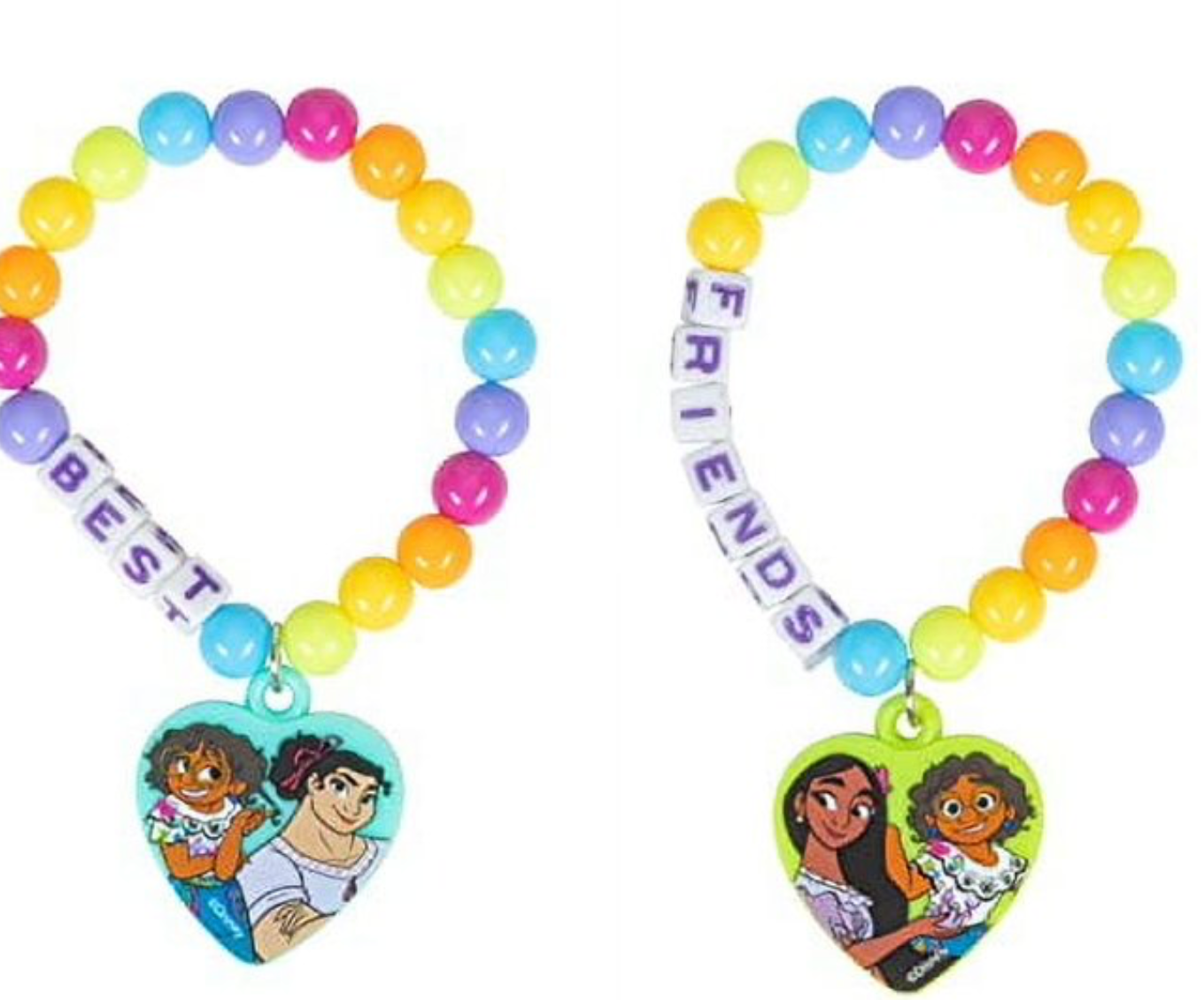 LUV HER Encanto Girls BFF 6 Piece Toy Jewelry Box Set with Rings, Bracelets, and Hair Clips, Ages 3+