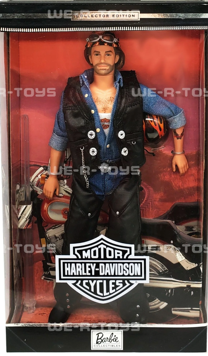 Kenner Harley-Davidson Collectible Child Dolls, PVC Plastic Black