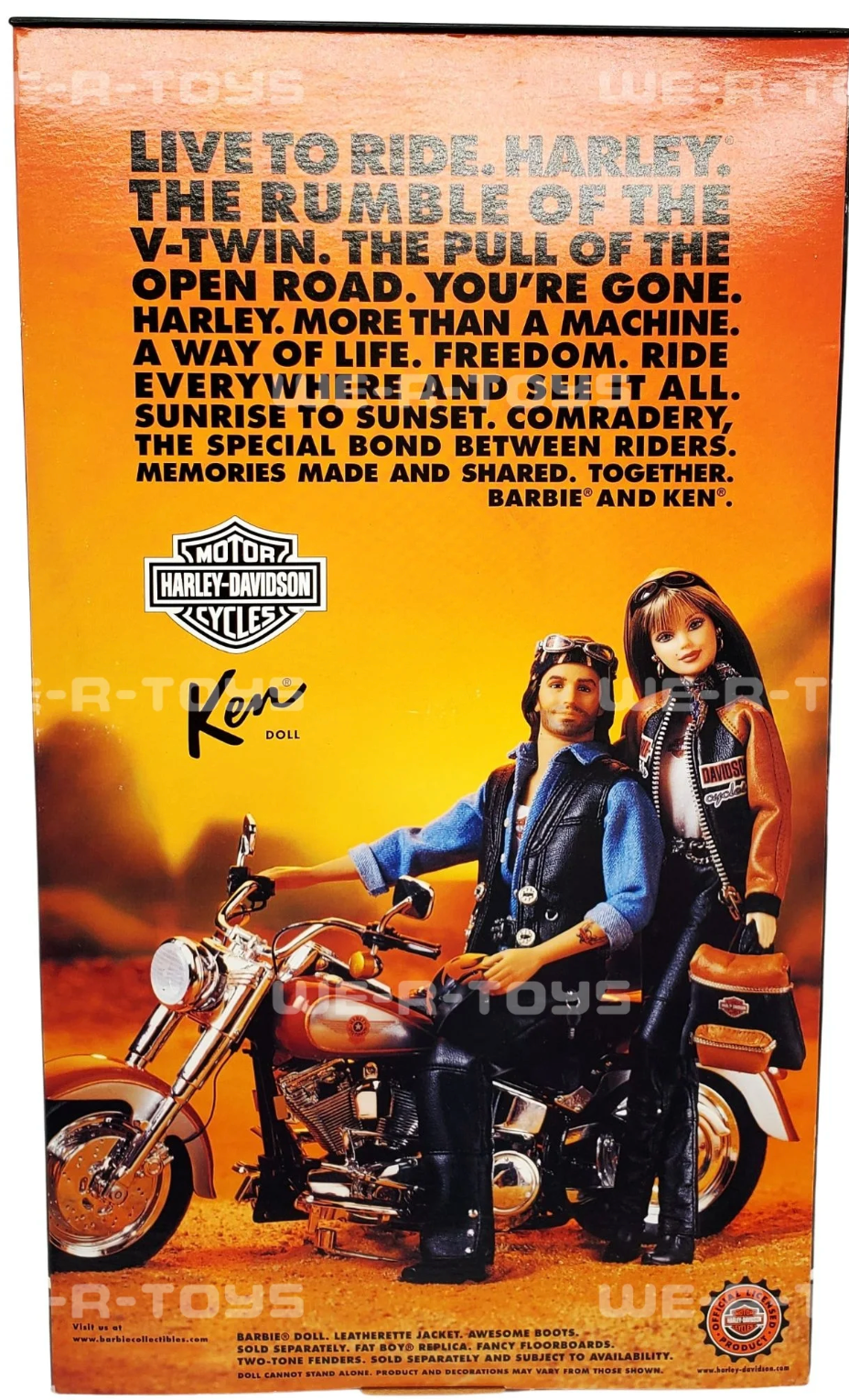 Kenner Harley-Davidson Collectible Child Dolls, PVC Plastic Black