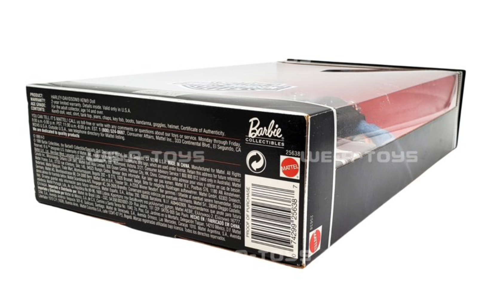 Kenner Harley-Davidson Collectible Child Dolls, PVC Plastic Black