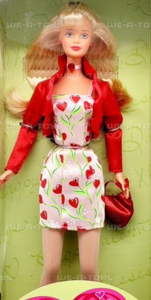 Valentine Style Barbie Doll Target Special Edition 1998 Mattel 20465