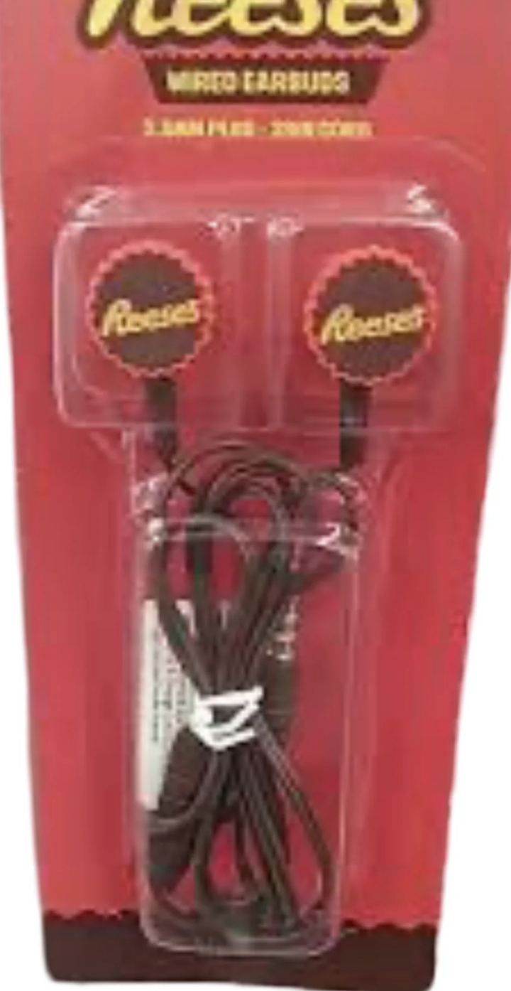 Reese's Wired Earbuds Headphone Skin, Single Piece, New