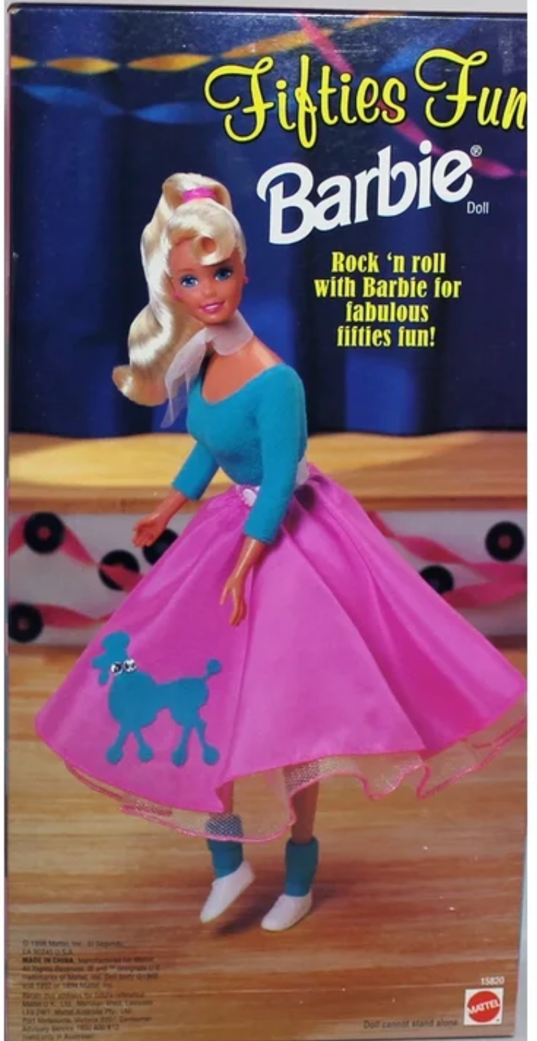 Fifties Fun Barbie Doll Special Edition 1996 Mattel 15820