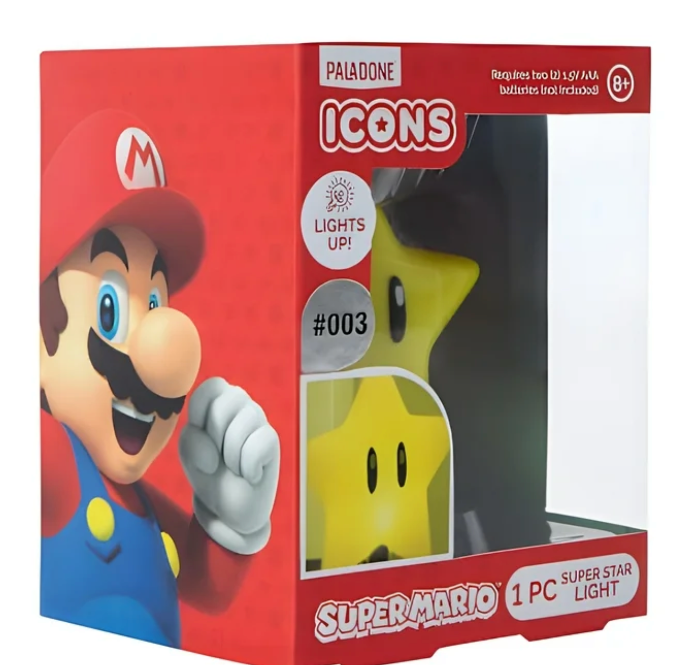 Paladone Super Mario Super Star Light Collectible Multicolor Plastic Figure