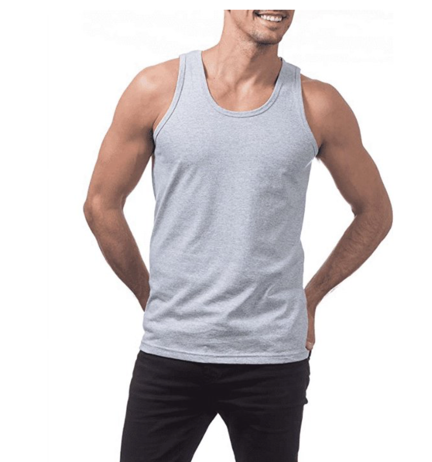 Pro Club Men�۪s Heavyweight Cotton Tank Top Outerwear Size M