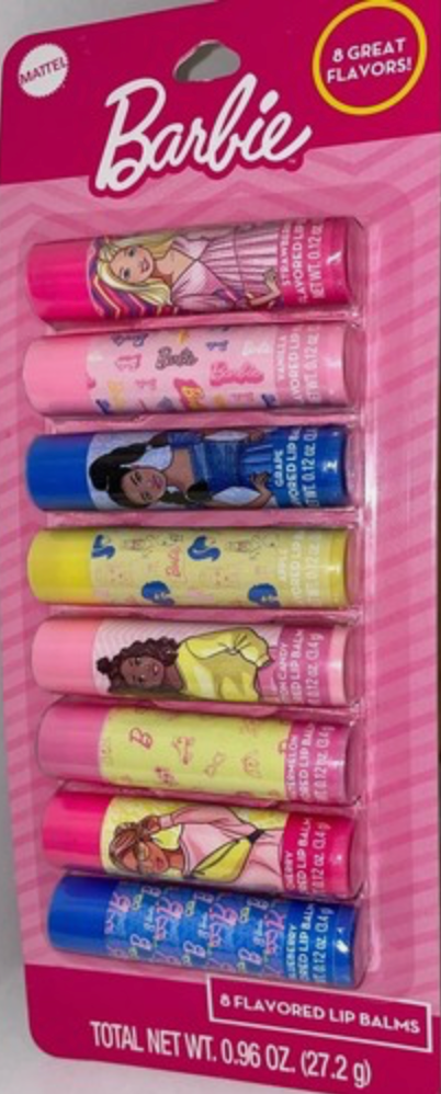 Barbie 8 Great Flavors Lip Balm