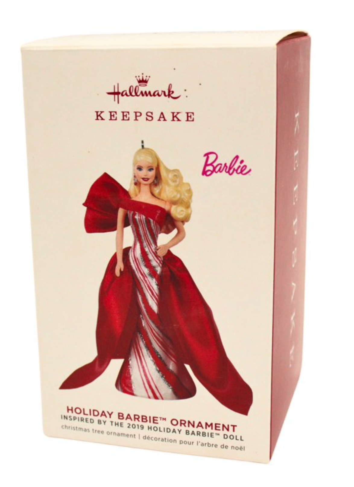 Hallmark Keepsake Christmas 2019 Year Dated Holiday Barbie Doll Ornament,